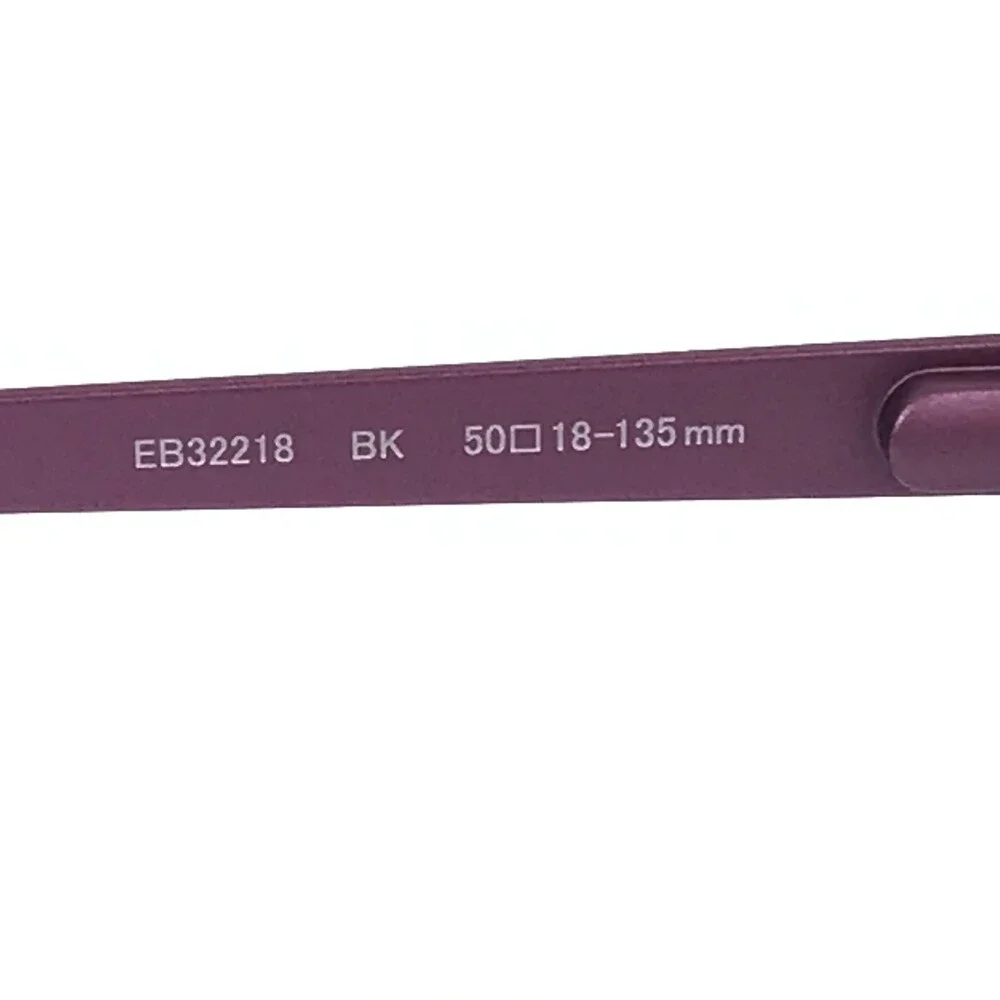 Eddie Bauer Eyeglasses Frames EB32218 BK Black Purple Cat Eye Full Rim 50-18-135